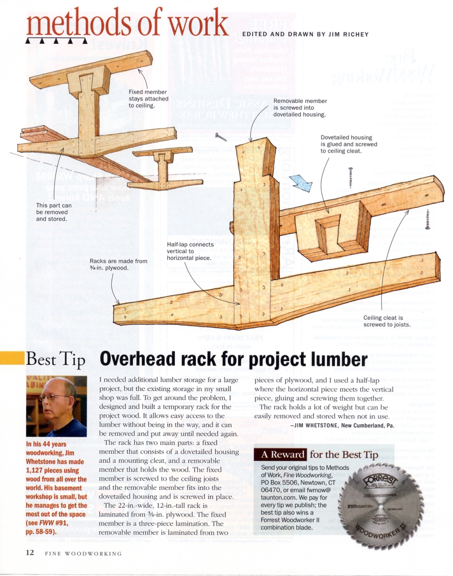 Woodworking Clamp Rack Plans