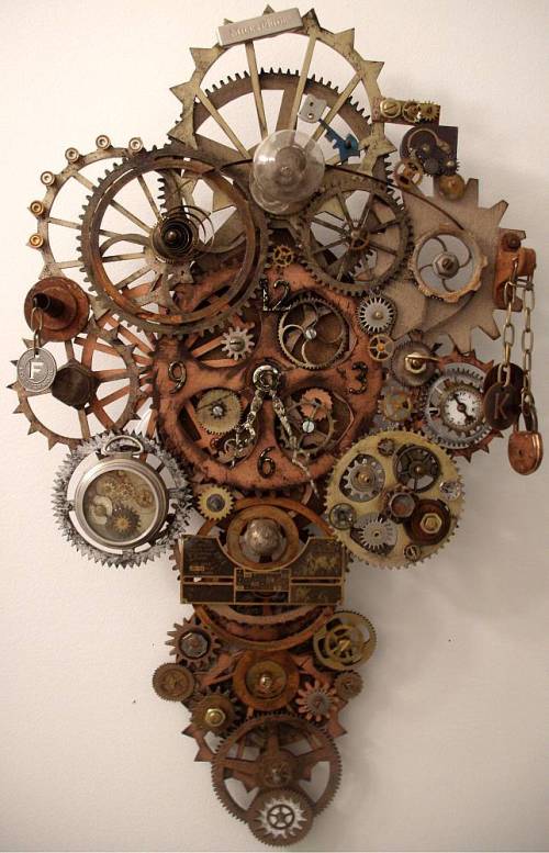 Steampunk Clock by Erin Keck